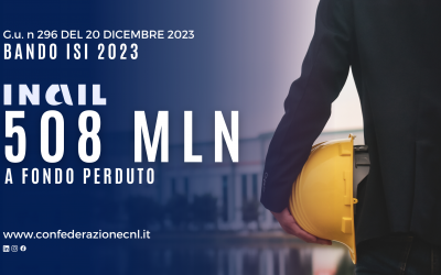 Bando ISI 2023, l’Inail finanzia progetti per la sicurezza sul lavoro