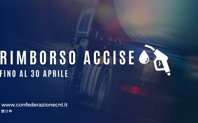 Rimborso accise gasolio per le imprese di autotrasporto, domande fino al 30 aprile