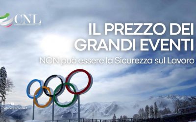 La sicurezza sul lavoro non può essere il prezzo dei grandi eventi