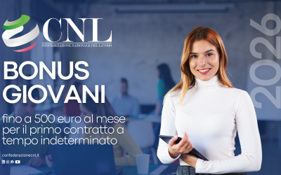 Bonus giovani 2026, fino a 500 euro al mese per il primo contratto a tempo indeterminato