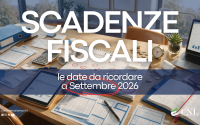 Scadenze fiscali settembre 2026: Le date da ricordare