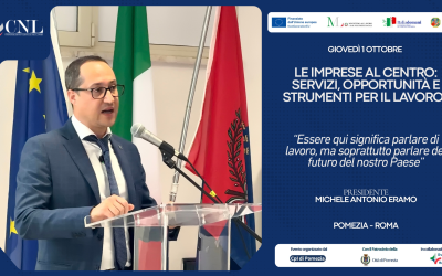 Job Day di Pomezia, la CNL al tavolo con istituzioni e parti sociali: l’intervento del Presidente Michele Antonio Eramo